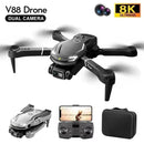 🚀 XIAOMI MIJIA V88 Drone Profissional 2025 | Câmera Dupla 8K HD | 5G Wi-Fi | GPS | Longo Alcance 15km | Quadcopter Dobrável