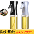Borrifador de Óleo 200/300/500ml para Cozinha – Ideal para Azeite, Vinagre, Churrasco e Culinária – Frasco Reutilizável com Pincel de Óleo
