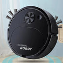 Robô Aspirador Inteligente 3 em 1 USB Recarregável Sem Fio | Varrer, Aspirar, Passar Pano | 1500Pa Silencioso Automático para Casa e Escritório