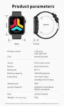 Relógio Smartwatch LIGE Feminino – Tela Full Touch, Chamadas via Bluetooth, à Prova d'Água, Monitoramento Fitness
