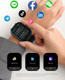 HAYLOU Watch S6 – Smartwatch com Tela HD 2.01", Chamadas por Bluetooth, IP68, Monitoramento Fitness