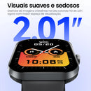 HAYLOU Watch S6 – Smartwatch com Tela HD 2.01", Chamadas por Bluetooth, IP68, Monitoramento Fitness