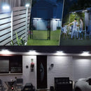 Luminária de Parede Solar LED para Área Externa – Recarregável com Sensor de Presença, Ideal para Jardim, Garagem, Terraço e Portão