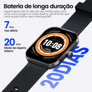 HAYLOU Watch S6 – Smartwatch com Tela HD 2.01", Chamadas por Bluetooth, IP68, Monitoramento Fitness