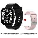 HAYLOU Watch S6 – Smartwatch com Tela HD 2.01", Chamadas por Bluetooth, IP68, Monitoramento Fitness