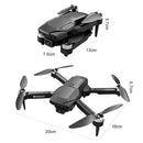 Drone KBDFA F198 Wi-Fi FPV com Câmera Dupla 1080P HD | Fotografia Aérea Profissional | Quadcopter Dobrável Brushless