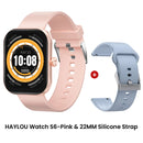 HAYLOU Watch S6 – Smartwatch com Tela HD 2.01", Chamadas por Bluetooth, IP68, Monitoramento Fitness