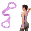 Faixa Elástica de Treinamento 8 Shape | Banda de Resistência para Braço, Costas e Ombros | Yoga, Pilates e Fisioterapia