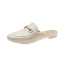 Tamanco Mule Feminino Estilo Fashion – Verão, Salto Baixo, Modelo Aberto Tipo Half Slipper, Confortável e Elegante