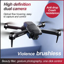 Drone KBDFA F198 Wi-Fi FPV com Câmera Dupla 1080P HD | Fotografia Aérea Profissional | Quadcopter Dobrável Brushless