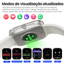 HAYLOU Watch S6 – Smartwatch com Tela HD 2.01", Chamadas por Bluetooth, IP68, Monitoramento Fitness