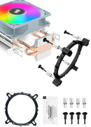 Air Cooler aigo ICE200PRO RGB Compátivel - Intel e AMD (AM4, AM3, 1700, 1155, etc.)