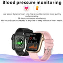 Relógio Smartwatch LIGE Feminino – Tela Full Touch, Chamadas via Bluetooth, à Prova d'Água, Monitoramento Fitness
