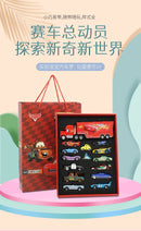 Kit Presente Disney Pixar Cars – 8/13/15 Peças | Miniaturas de Metal Diecast | Lightning McQueen, Jackson Storm, Caminhão Mack e Mais!