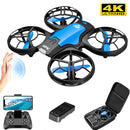 🚁 V8 Mini Drone 4K HD WiFi FPV | Câmera Grande Angular | Altitude Hold | Ideal para Iniciantes e Crianças | 4DRC RC Quadcopter