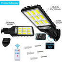 Luminária de Parede Solar LED para Área Externa – Recarregável com Sensor de Presença, Ideal para Jardim, Garagem, Terraço e Portão