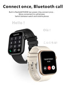 Relógio Smartwatch LIGE Feminino – Tela Full Touch, Chamadas via Bluetooth, à Prova d'Água, Monitoramento Fitness