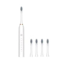 Escova de Dente Elétrica Ultrassônica IPX7 – Cabeça Substituível e À Prova d’Água