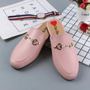 Tamanco Mule Feminino Estilo Fashion – Verão, Salto Baixo, Modelo Aberto Tipo Half Slipper, Confortável e Elegante