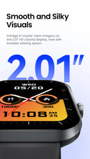 HAYLOU Watch S6 – Smartwatch com Tela HD 2.01", Chamadas por Bluetooth, IP68, Monitoramento Fitness