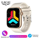 Relógio Smartwatch LIGE Feminino – Tela Full Touch, Chamadas via Bluetooth, à Prova d'Água, Monitoramento Fitness