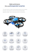 🚁 V8 Mini Drone 4K HD WiFi FPV | Câmera Grande Angular | Altitude Hold | Ideal para Iniciantes e Crianças | 4DRC RC Quadcopter