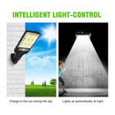 Luminária de Parede Solar LED para Área Externa – Recarregável com Sensor de Presença, Ideal para Jardim, Garagem, Terraço e Portão