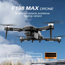 Drone KBDFA F198 Wi-Fi FPV com Câmera Dupla 1080P HD | Fotografia Aérea Profissional | Quadcopter Dobrável Brushless