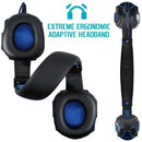 Headset Gamer com Fio para PS4/PS5/Xbox/Smartphone/PC – Microfone com Cancelamento de Ruído e Ajuste de 120°