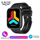 Relógio Smartwatch LIGE Feminino – Tela Full Touch, Chamadas via Bluetooth, à Prova d'Água, Monitoramento Fitness