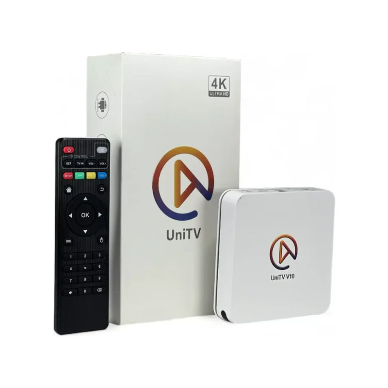 UNITV V10 Aparelho Conversor de Smart Tv Box Android 11 WiFi Assista Filmes Séries Desenhos e Canais em 1 Lugar