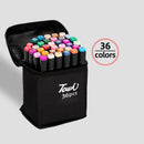 Caneta Marcador Artística Dupla Ponta – Álcool Base, Brush e Ponta Fina | Ideal para Desenho, Esboço, Mangá e Graffiti