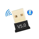 Adaptador Bluetooth 5.0 USB para PC Notebook Receptor e Transmissor de Áudio