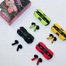 Fone De Ouvido Bluetooth 5.3 HIFI Estéreo Sem Fio Earbud Com Microfone HD Redução De Ruído Esportivo