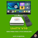 UNITV V10 Aparelho Conversor de Smart Tv Box Android 11 WiFi Assista Filmes Séries Desenhos e Canais em 1 Lugar