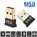 Adaptador Bluetooth 5.0 USB para PC Notebook Receptor e Transmissor de Áudio