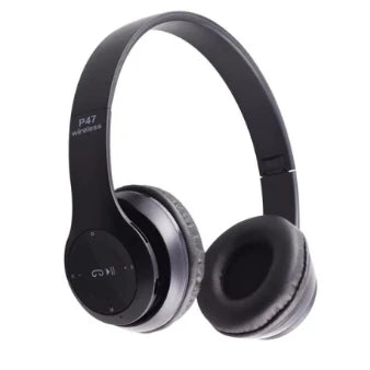 Fone de Ouvido Bluetooth P47 5.0 – Com Rádio FM e Entrada Micro SD