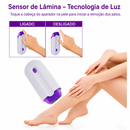 Depilador Corporal Recarregável Portátil com Luz – Branco – Para Homens e Mulheres