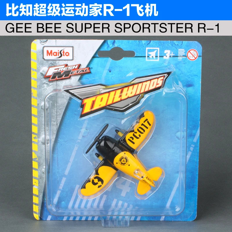 Maisto Modelo de Avião Original – Brinquedo de Metal Die-Cast | Avião de Transporte, Caça, Helicóptero | Colecionável Infantil