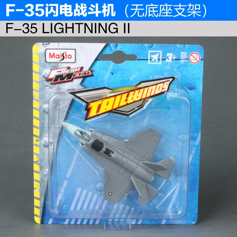 Maisto Modelo de Avião Original – Brinquedo de Metal Die-Cast | Avião de Transporte, Caça, Helicóptero | Colecionável Infantil