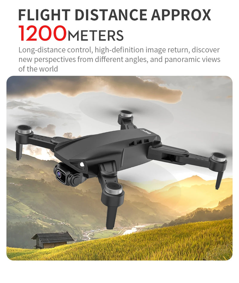 L900 Pro SE MAX GPS Drone Profissional 4K | Câmera Dupla HD | 5G Wi-Fi | Motor Brushless | Evita Obstáculos 360°