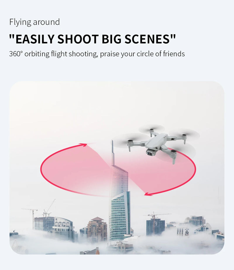 L900 Pro SE MAX GPS Drone Profissional 4K | Câmera Dupla HD | 5G Wi-Fi | Motor Brushless | Evita Obstáculos 360°