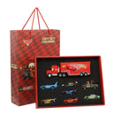 Kit Presente Disney Pixar Cars – 8/13/15 Peças | Miniaturas de Metal Diecast | Lightning McQueen, Jackson Storm, Caminhão Mack e Mais!