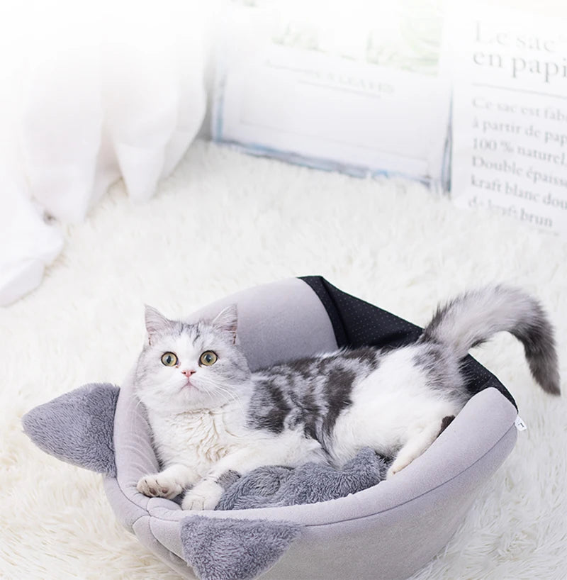 Nova Cama de Inverno para Gatos – Super Aconchegante tipo Toca | Para Gatos e Cães Pequenos