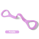 Faixa Elástica de Treinamento 8 Shape | Banda de Resistência para Braço, Costas e Ombros | Yoga, Pilates e Fisioterapia