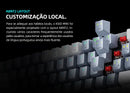 Teclado Mecânico Mini Machenike K500-B61 60% – Layout ABNT2, RGB, Hot-Swappable, NKRO, Com Fio para PC Gamer