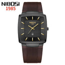 Relógio Masculino NIBOSI Luxo – Estilo Elegante, Pulseira Premium e Data Automática