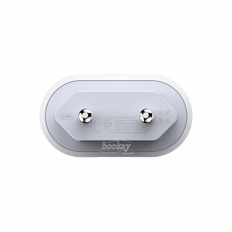 Carregador Rápido 20W Tipo-C + Cabo Lightning para iPhone