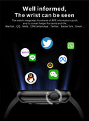 Relógio Smartwatch LIGE Feminino – Tela Full Touch, Chamadas via Bluetooth, à Prova d'Água, Monitoramento Fitness