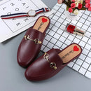 Tamanco Mule Feminino Estilo Fashion – Verão, Salto Baixo, Modelo Aberto Tipo Half Slipper, Confortável e Elegante